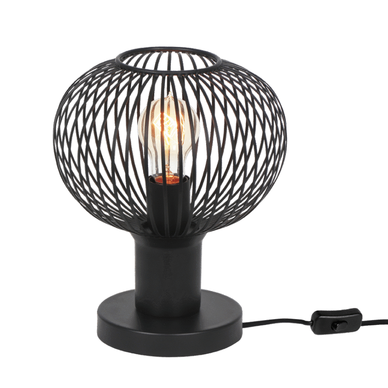 Gila lauavalgusti 23 cm E27 must matte