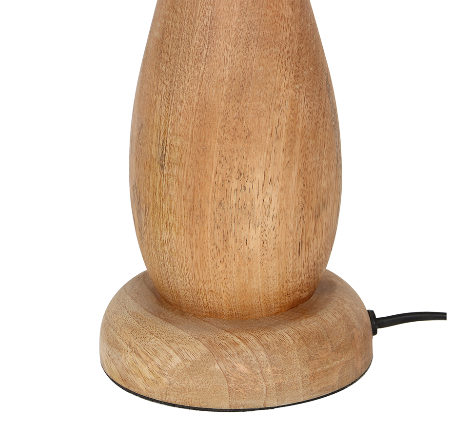 Toba lauavalgusti E27 puit/beez - Image 4