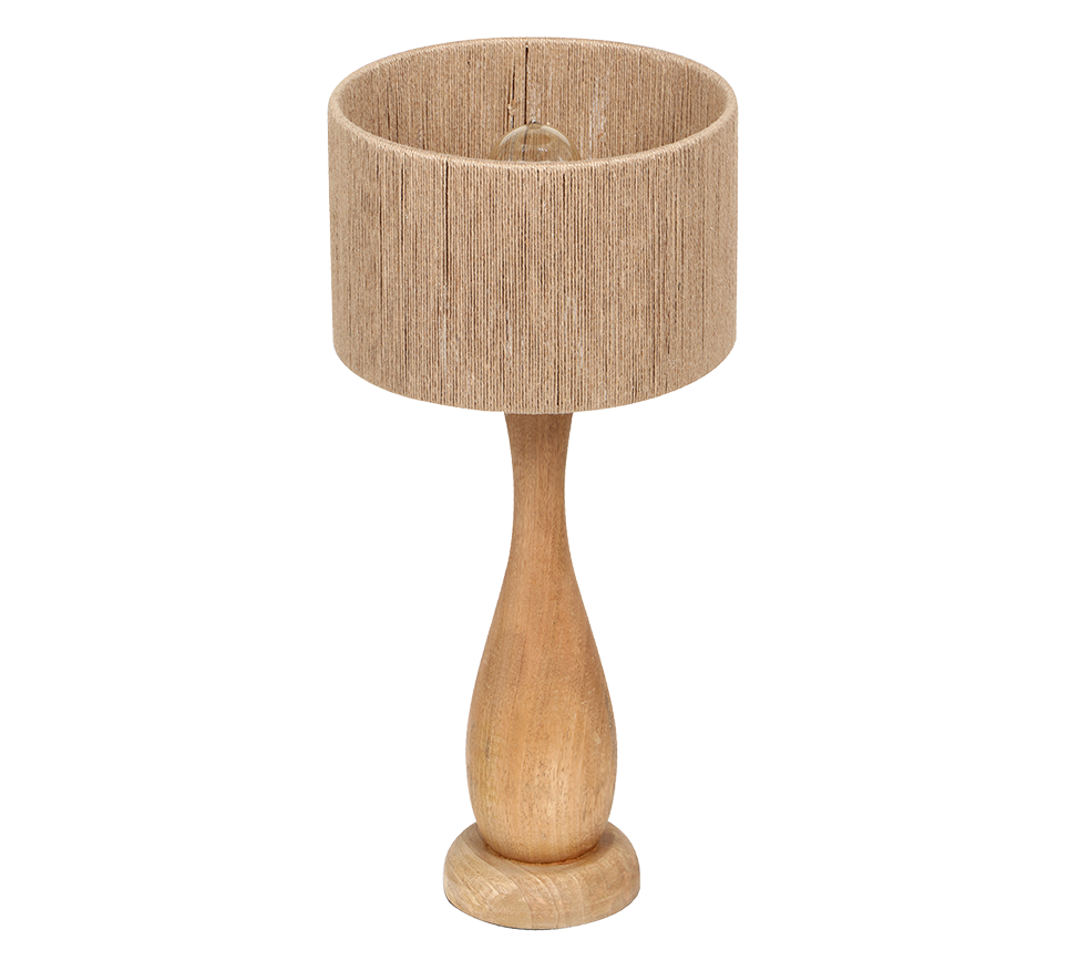 Toba lauavalgusti E27 puit/beez - Image 8