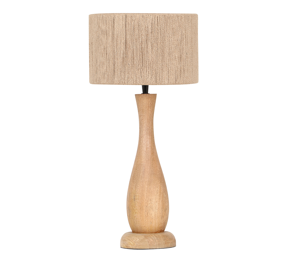 Toba lauavalgusti E27 puit/beez - Image 9