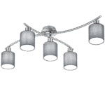 Paris II põrandavalgusti E27 hõbedane teras - <span class="woocommerce-Price-amount amount"><bdi>201.00 <span class="woocommerce-Price-currencySymbol">€</span></bdi></span> - Kodu