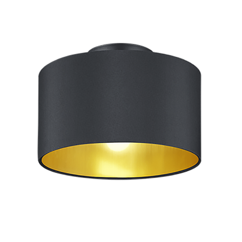 Laevalgusti E14 matt must/kuld