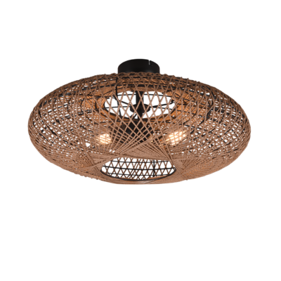 Laevalgusti 2xE27 matt must/sisal