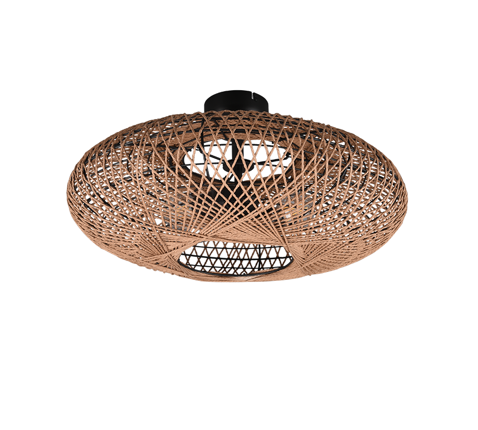 Laevalgusti 2xE27 matt must/sisal - Image 3