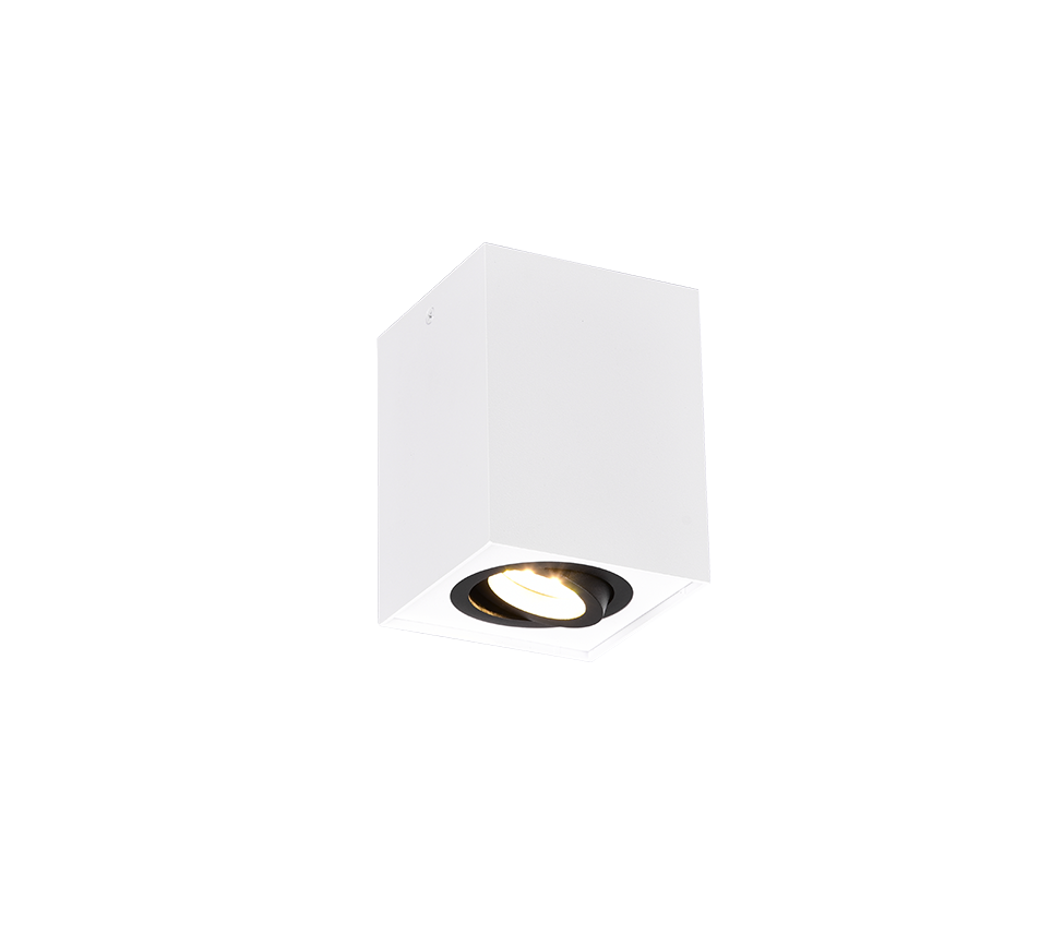 Laevalgusti 1 tk GU10 valge/must