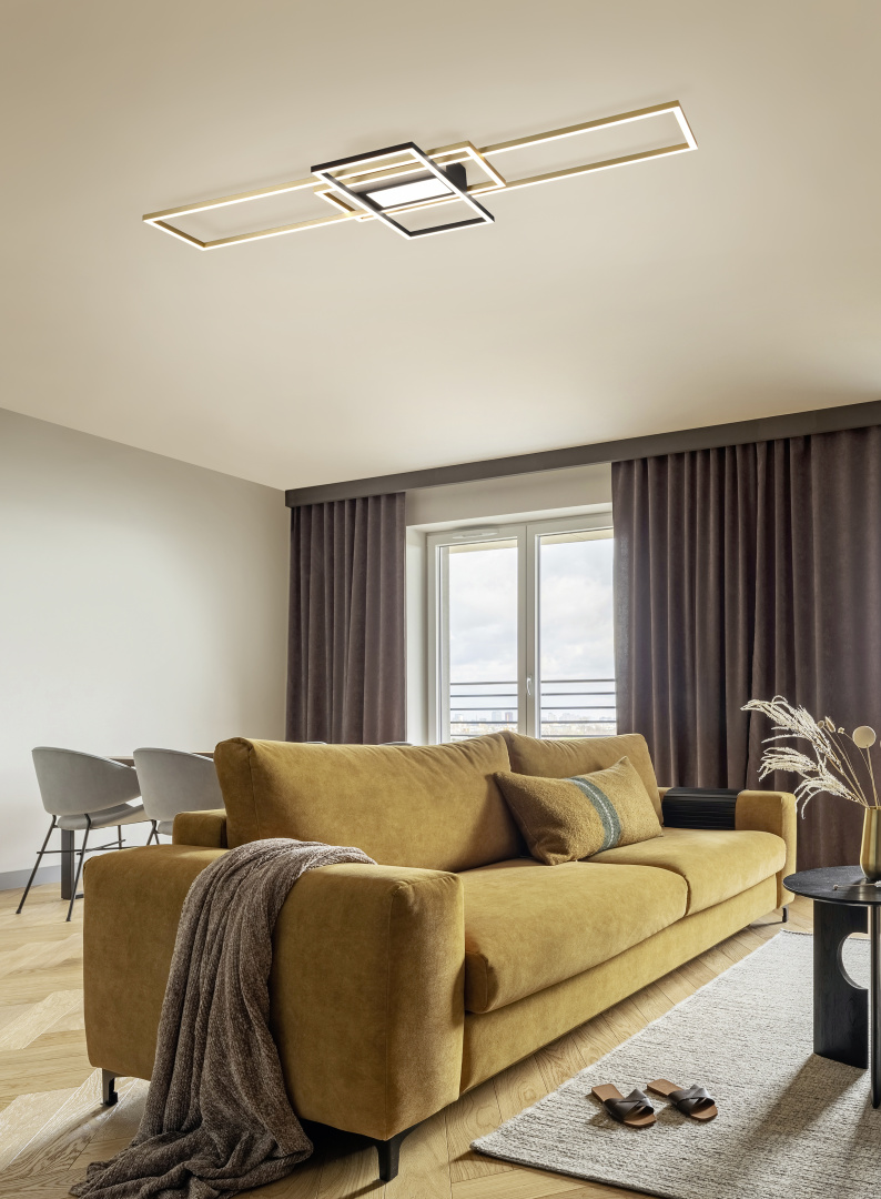 Laevalgusti LED matt messing/matt must - Image 2