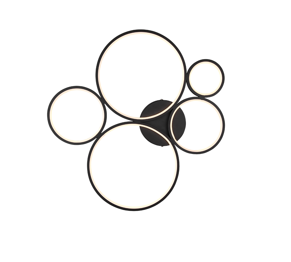 Rondo LED laevalgusti 5 tk must matte - Image 3