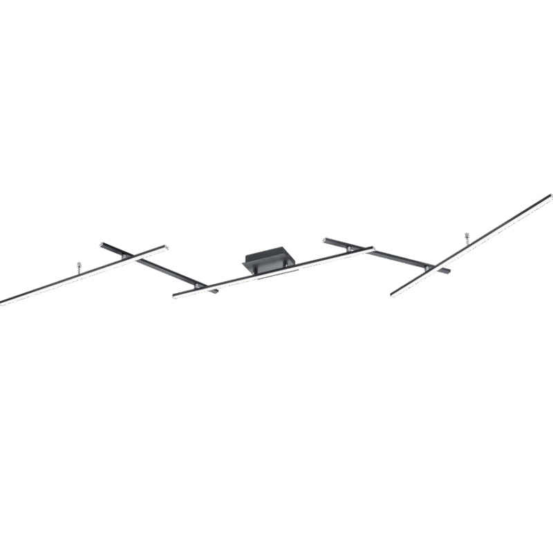 Laevalgusti LED must RGB