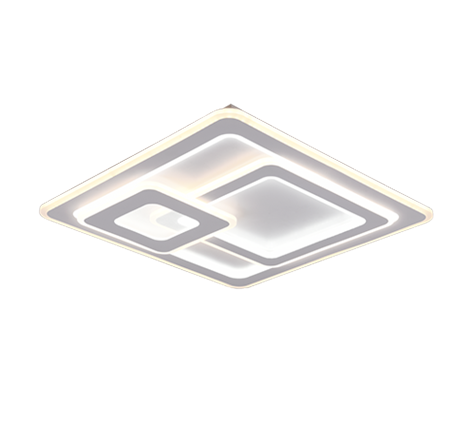 Laevalgusti Mita LED 51x51 cm ruudu kujuline matt valge