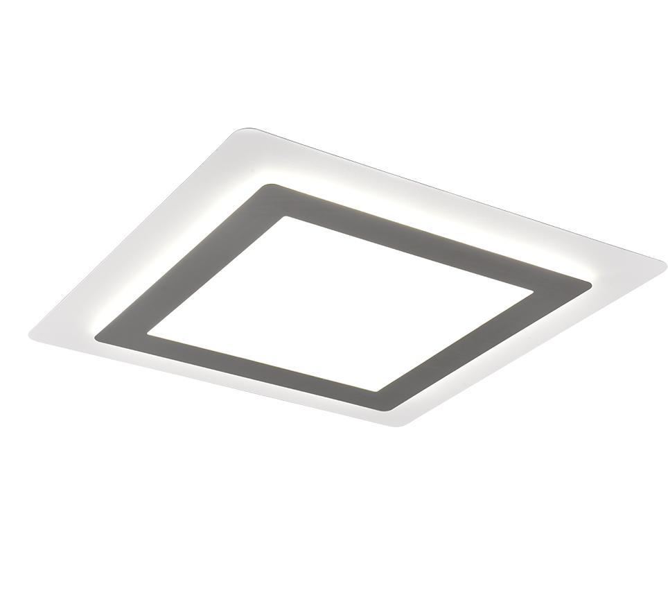 Laevalgusti Morgan LED 45x45 cm valge/hõbedane teras - Image 3