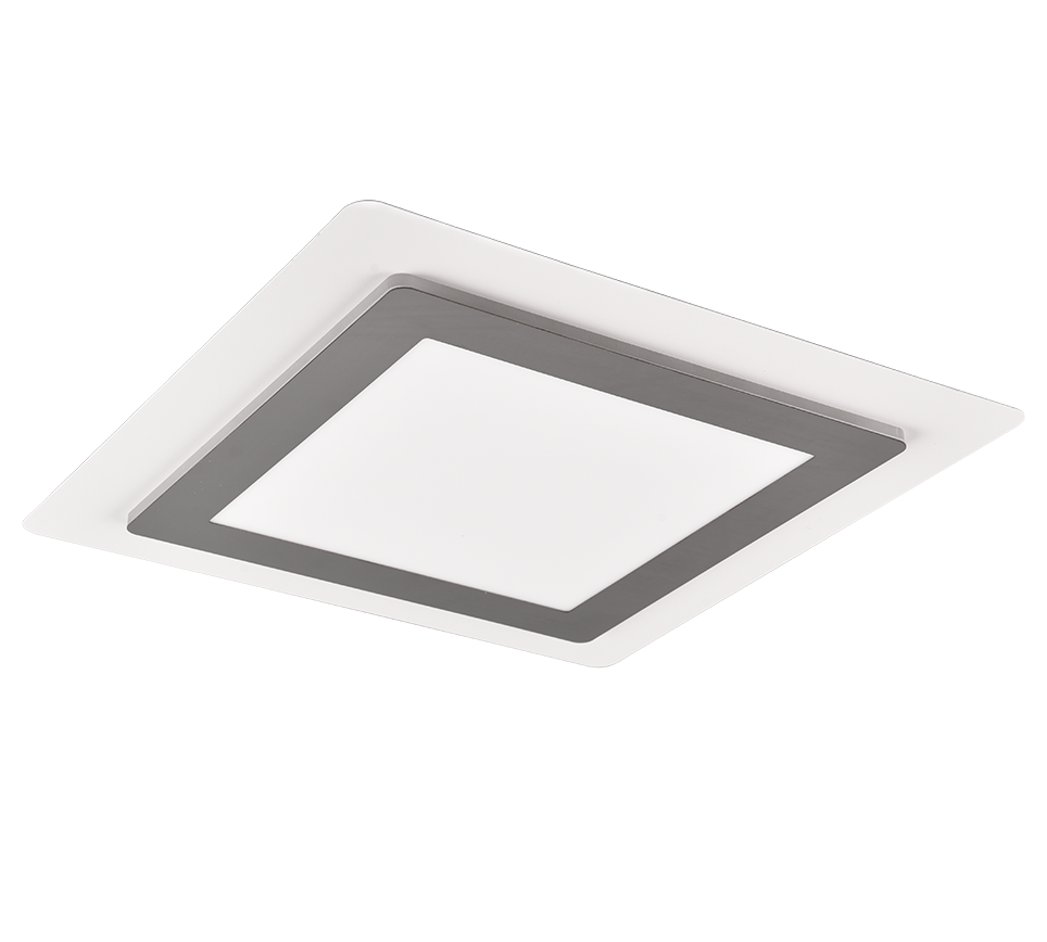 Laevalgusti Morgan LED 45x45 cm valge/hõbedane teras - Image 6