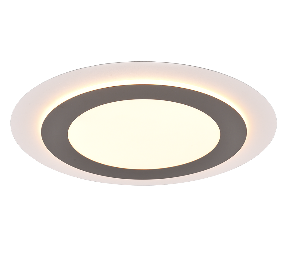 Laevalgusti Morgan LED 45 cm valge/hõbedane teras