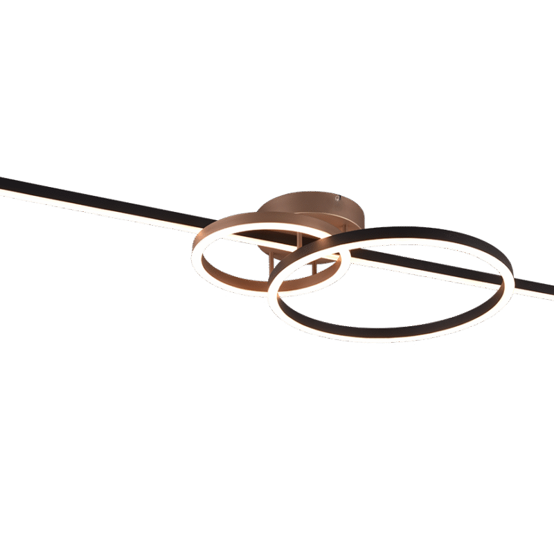 Montilla LED laevalgusti must/pruun