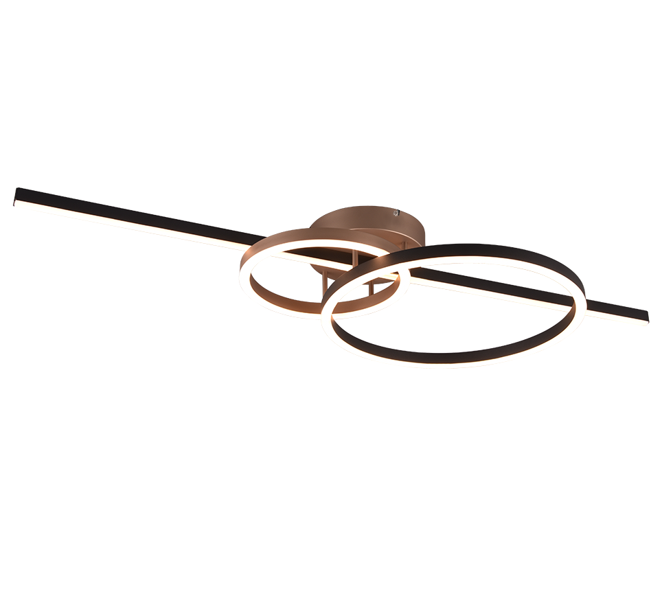 Montilla LED laevalgusti must/pruun