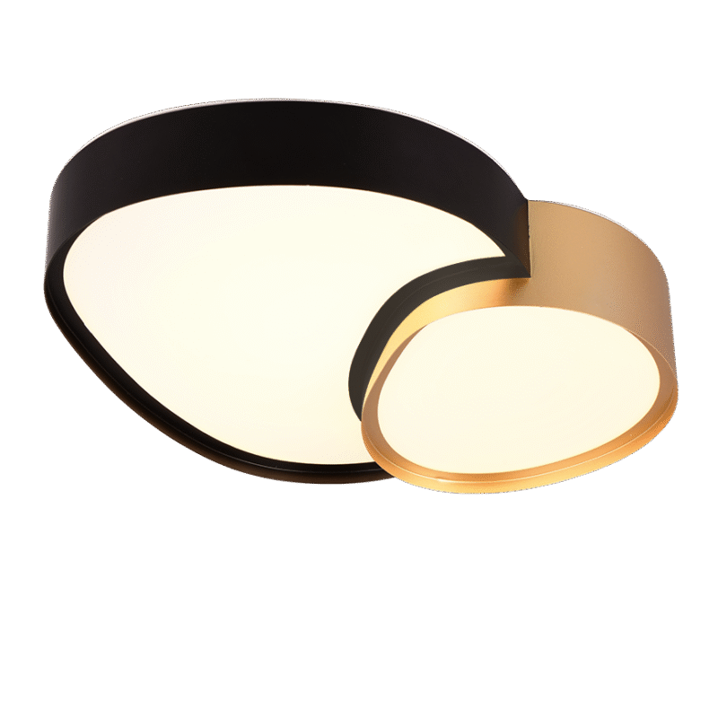 Laevalgusti Rise LED 43 cm must-kuld