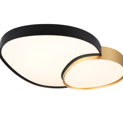 Laevalgusti Rise LED 77 cm must-kuld