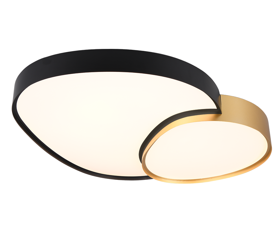 Laevalgusti Rise LED 77 cm must-kuld