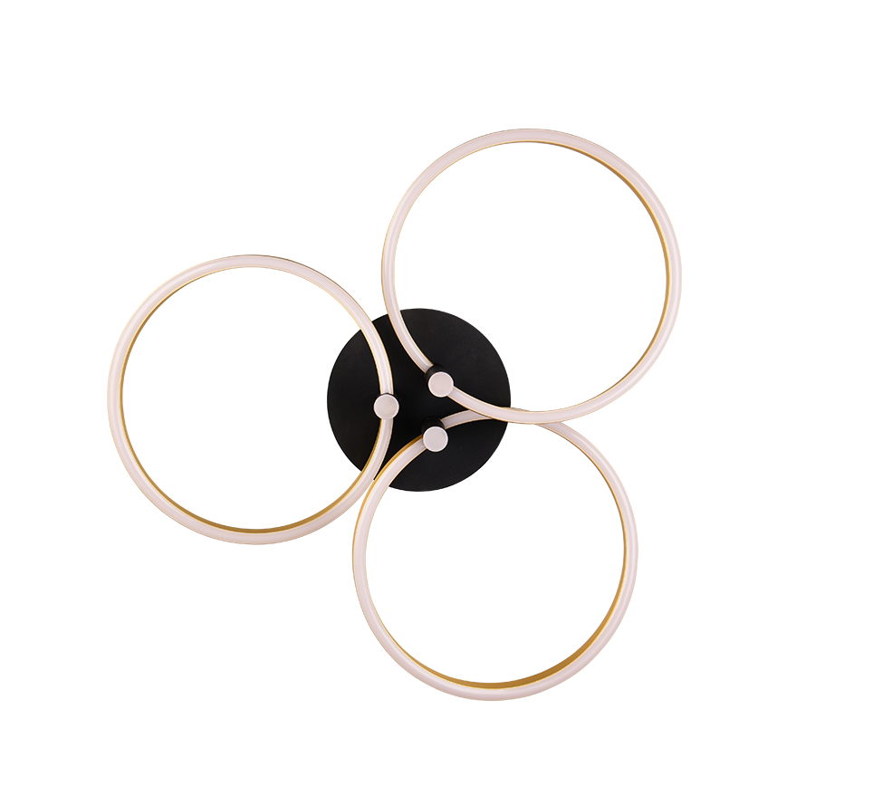 Laevalgusti Caruso LED matt must/kuld - Image 7