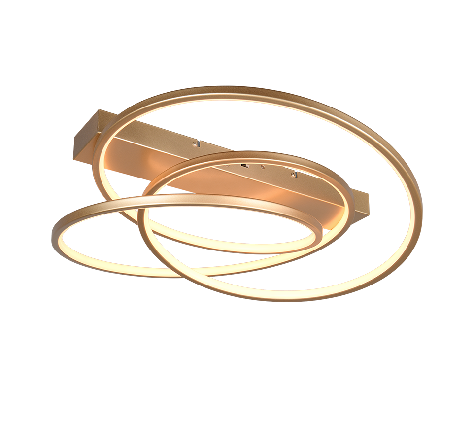 Darvin LED laevalgusti kuldne