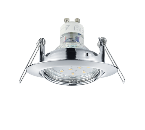 Süvistatav kohtvalgusti GU10 hõbedane ümmargune - Image 4