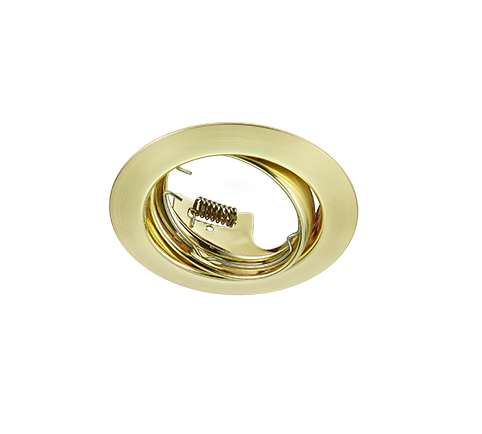 Süvistatav kohtvalgusti GU10 matt messing ümmargune - Image 3