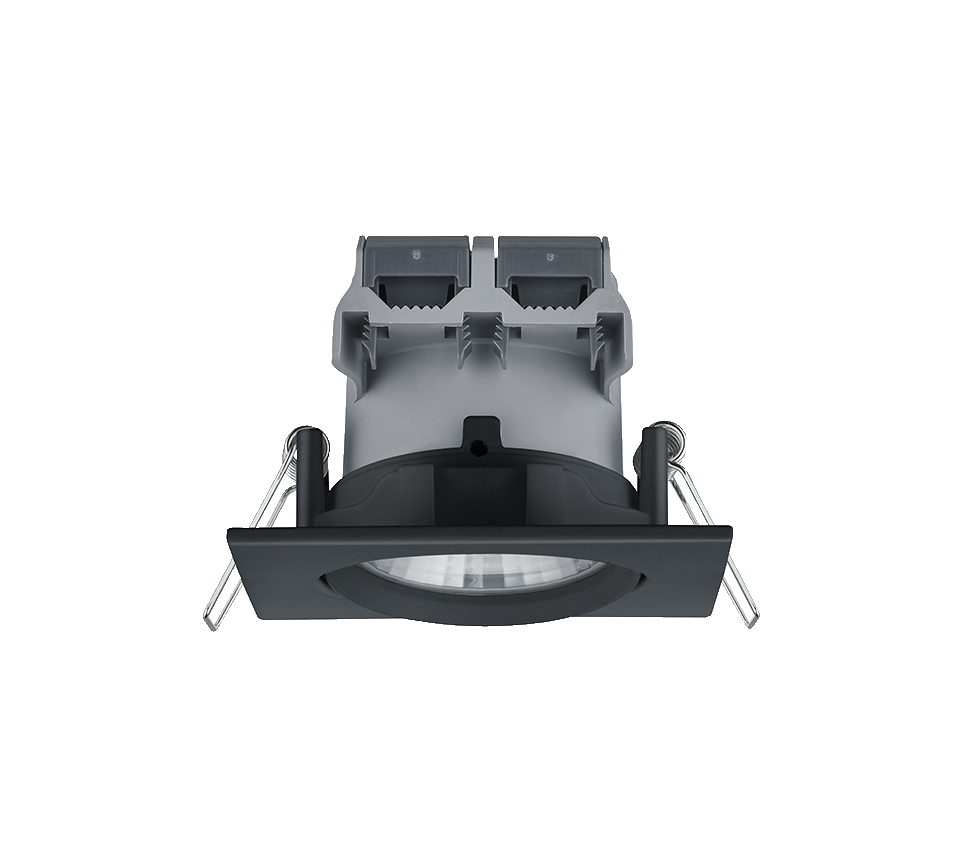 Süvistatav LED kohtvalgusti must ruudukujuline - Image 3