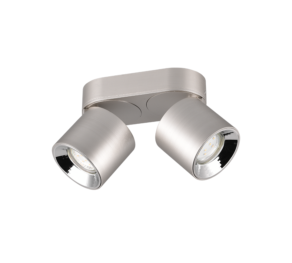 Kohtvalgusti 2 tk GU10 hõbedane alumiinium - Image 4