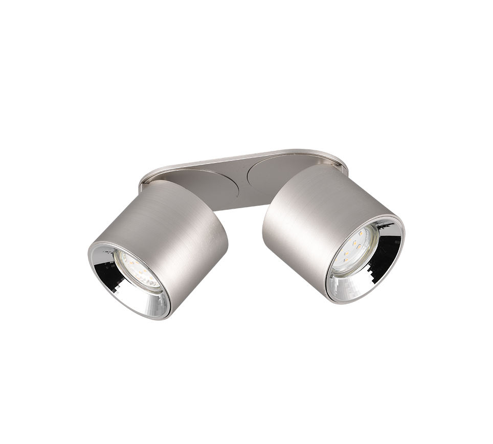Kohtvalgusti 2 tk GU10 hõbedane alumiinium - Image 5