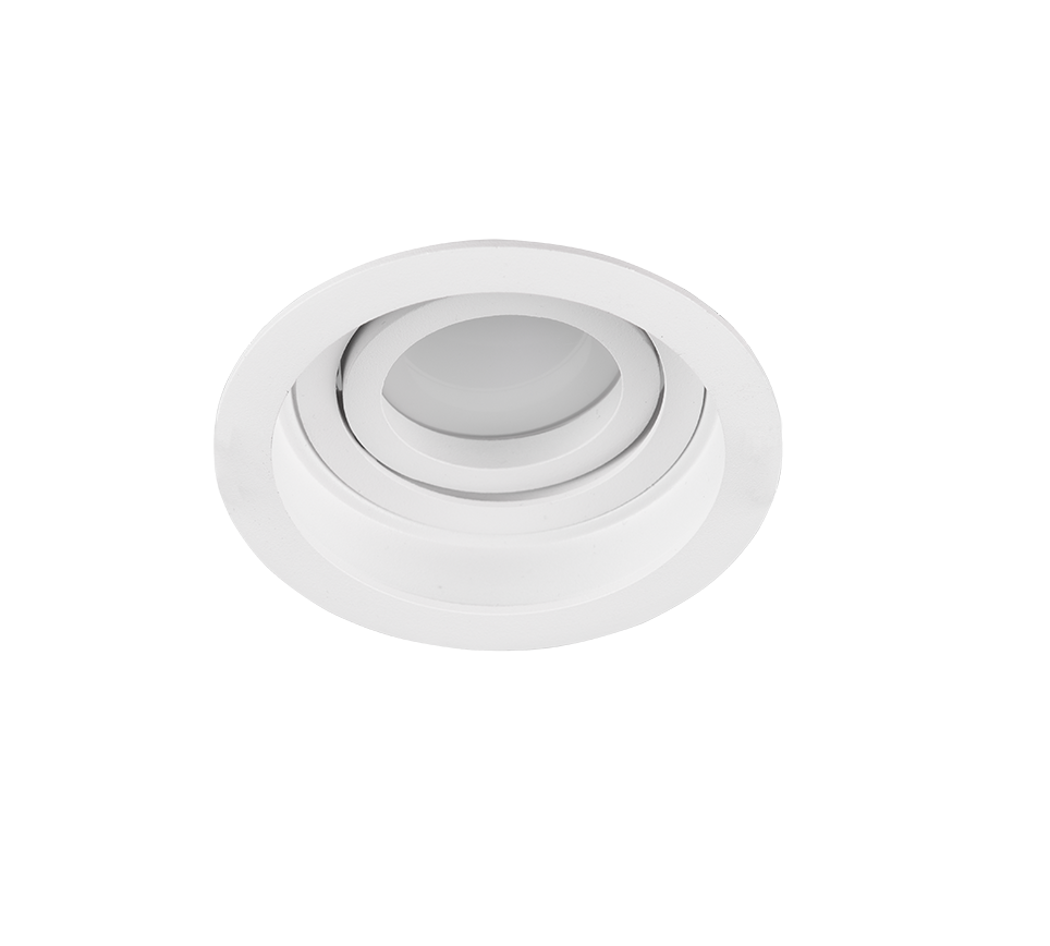 Süvistatav kohtvalgusti GU10 9 cm matt valge ümmargune - Image 2