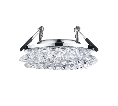 Süvistatav kohtvalgusti GU10 ümmargune hõbedane - Image 3