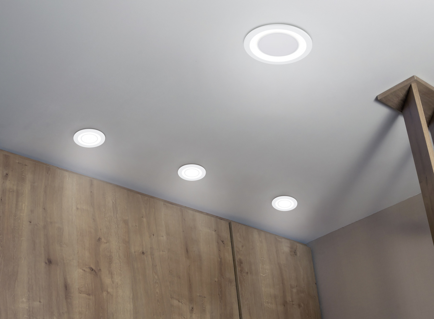 Süvistatav LED kohtvalgusti 8 cm matt valge - Image 2