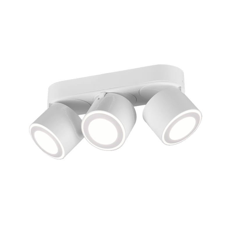 Kohtvalgusti LED 3 tk matt valge