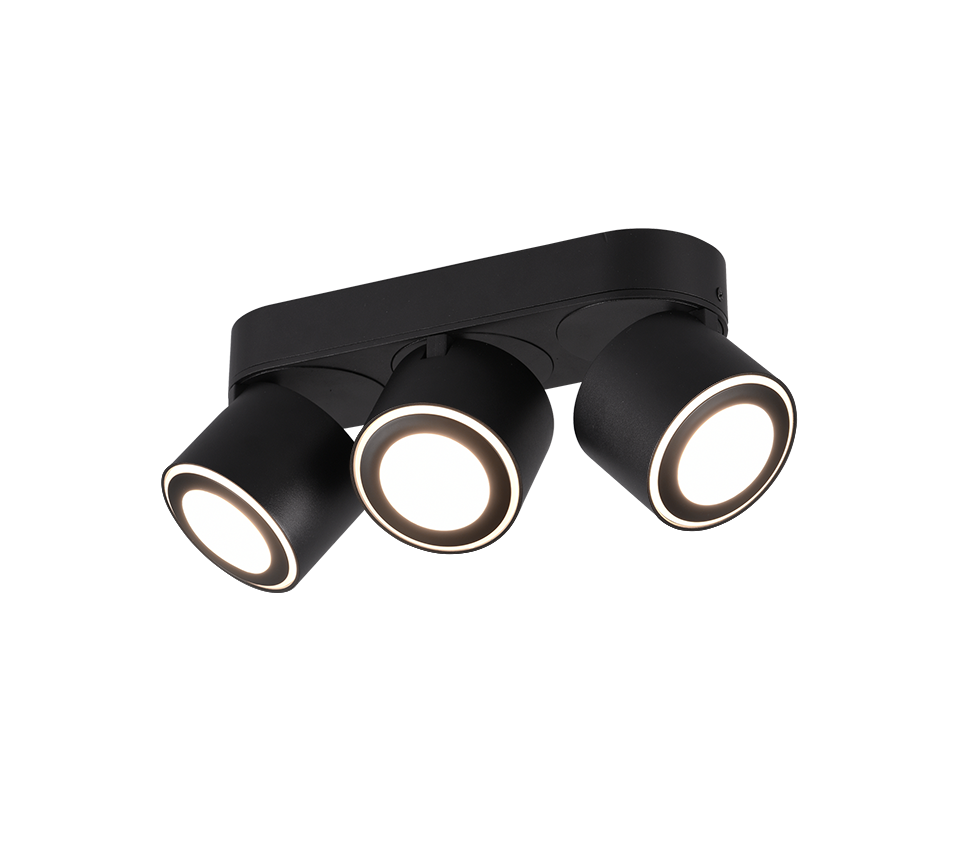 Kohtvalgusti LED 3 tk must matte