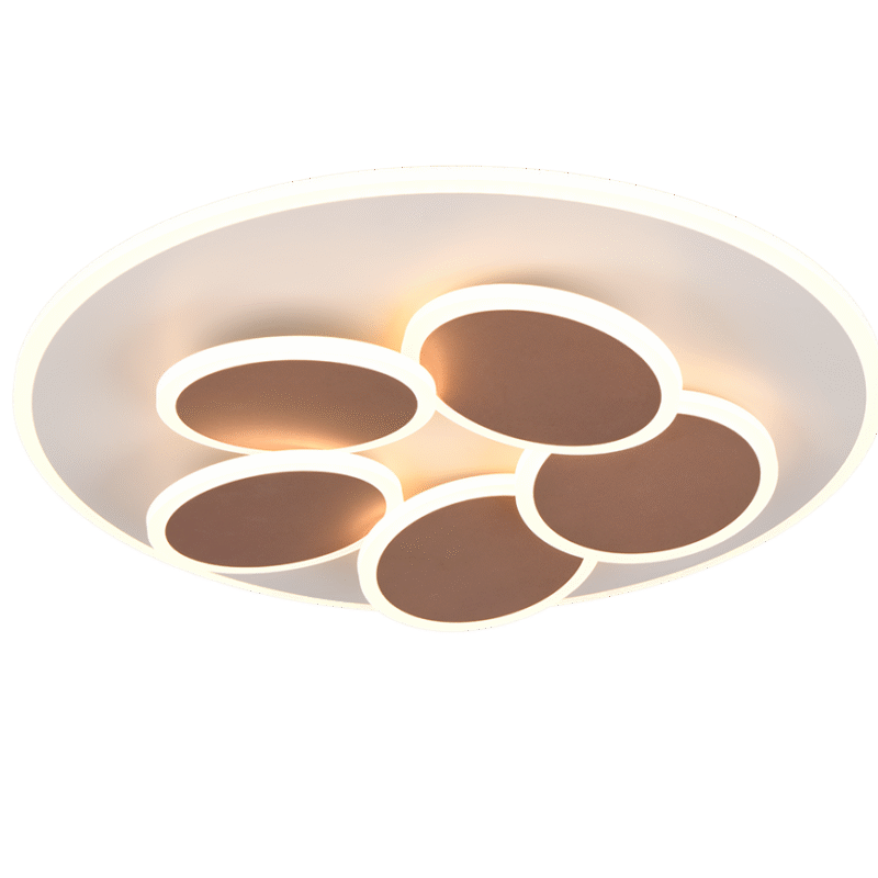 Laevalgusti Mandala LED soe hall/kohvi pruun