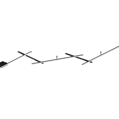 Indira LED laevalgusti 245 cm must