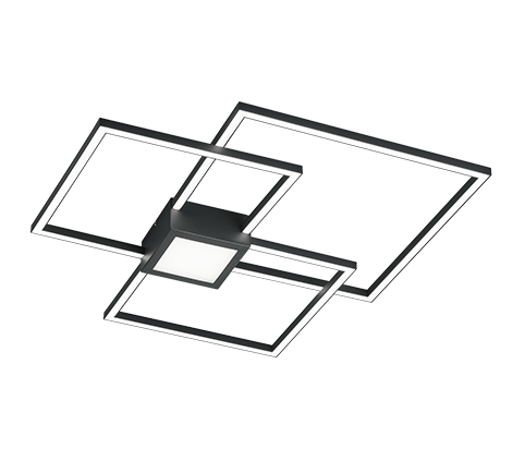 Hydra LED laevalgusti 3 tk antratsiit