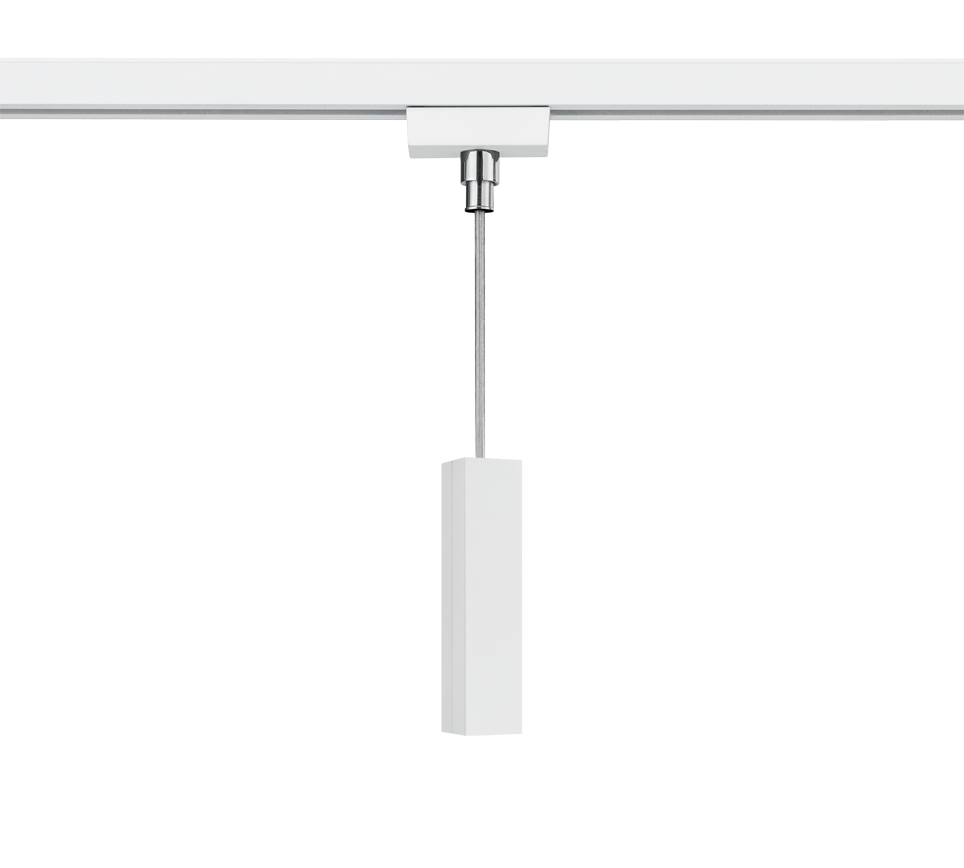 Rippuv valgusti matt valge