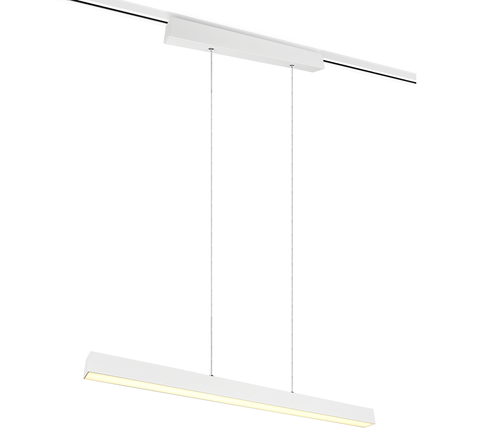 Rippuv valgusti DUOline Paros LED matt valge