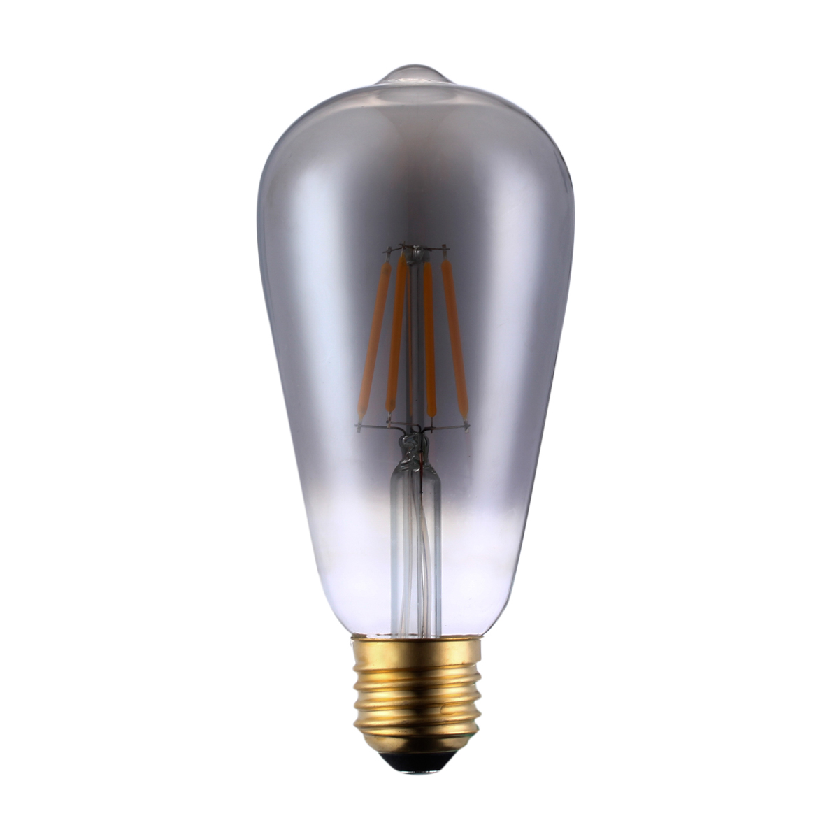 Italux grafiitne Edison LED valgusallikas E27 6W 2200K 3S Dimm Smoke, 6W