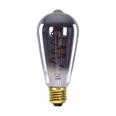 Italux grafiitne Edison LED valgusallikas Dimm Spiral Smoke, 6W