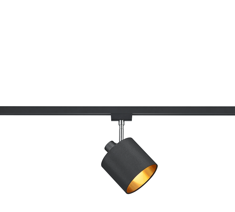 Kohtvalgusti 1 tk E14 must/kuld