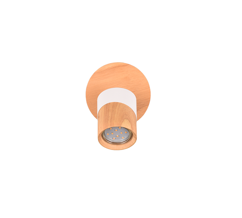 Kohtvalgusti 1 tk GU10 puit/matt valge - Image 8