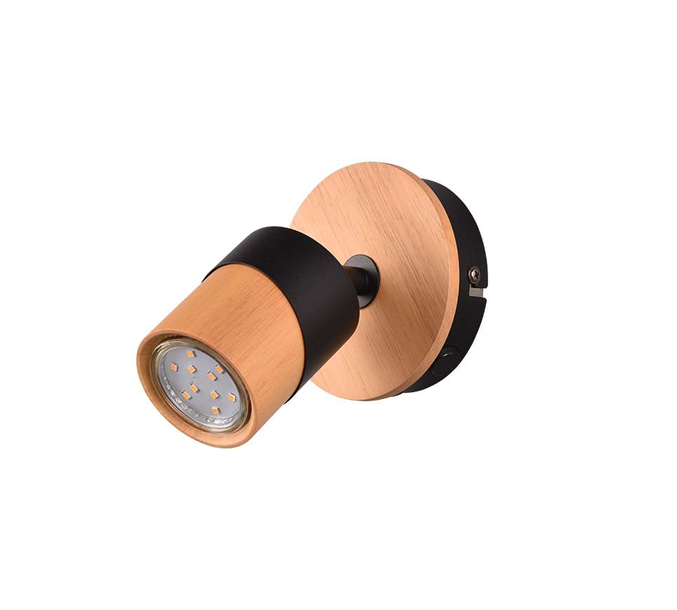 Kohtvalgusti 1 tk GU10 puit/matt must - Image 4