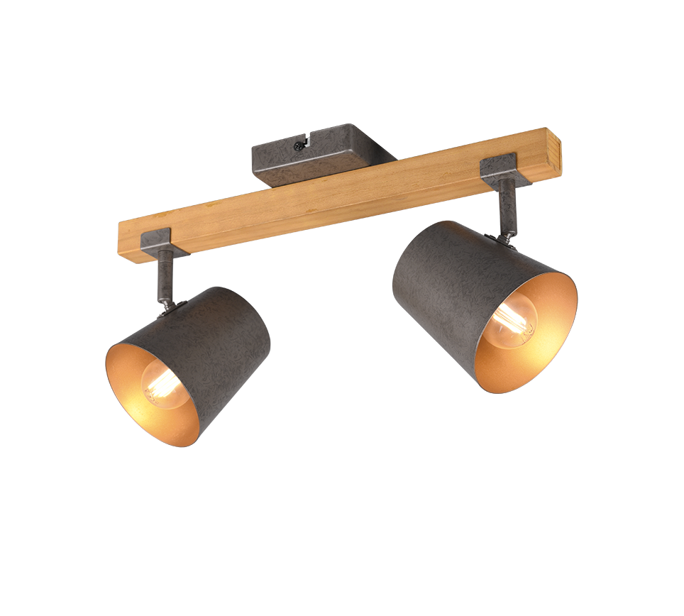 Kohtvalgusti 2 tk E14 antiikteras