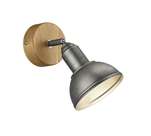 Kohtvalgusti 1 tk E14 hõbedane