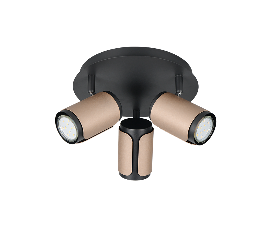 Kohtvalgusti 3 tk GU10 kohvi pruun - Image 4