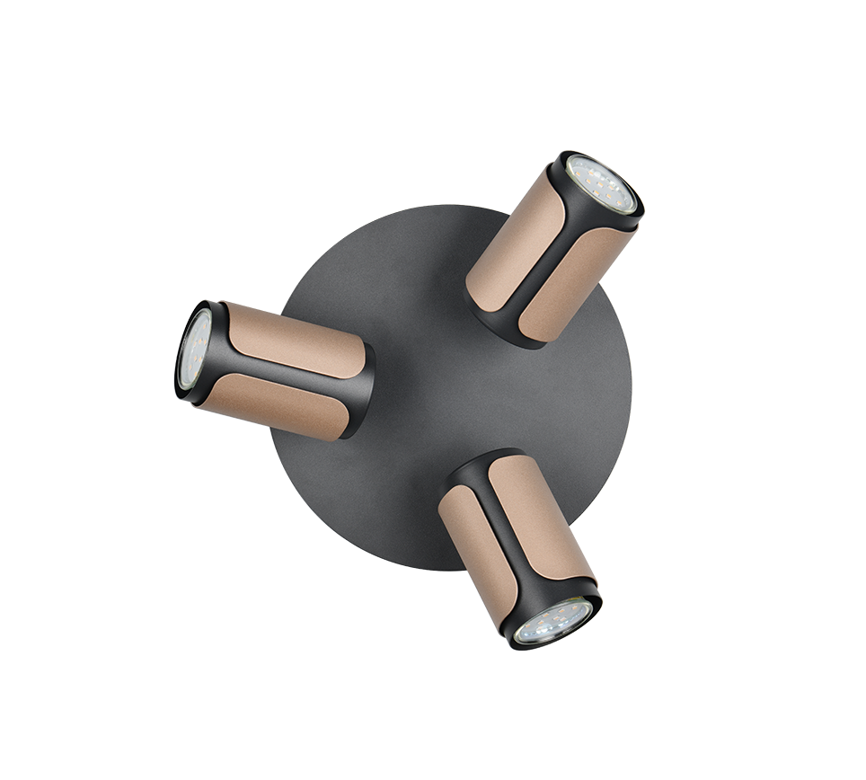 Kohtvalgusti 3 tk GU10 kohvi pruun - Image 5