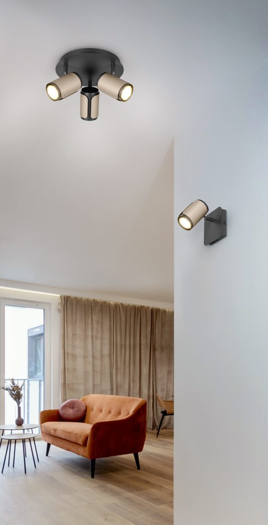 Kohtvalgusti 3 tk GU10 kohvi pruun - Image 2