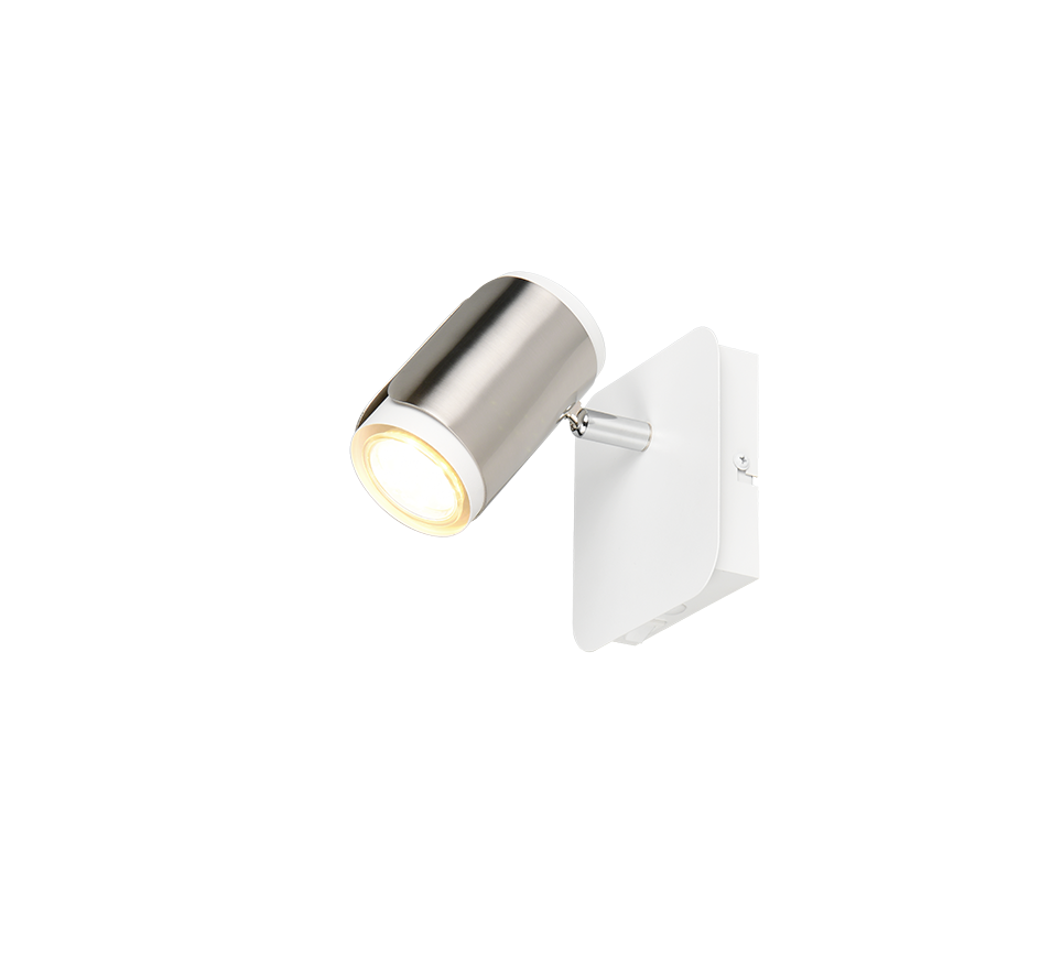 Kohtvalgusti 1 tk GU10 hõbedane teras