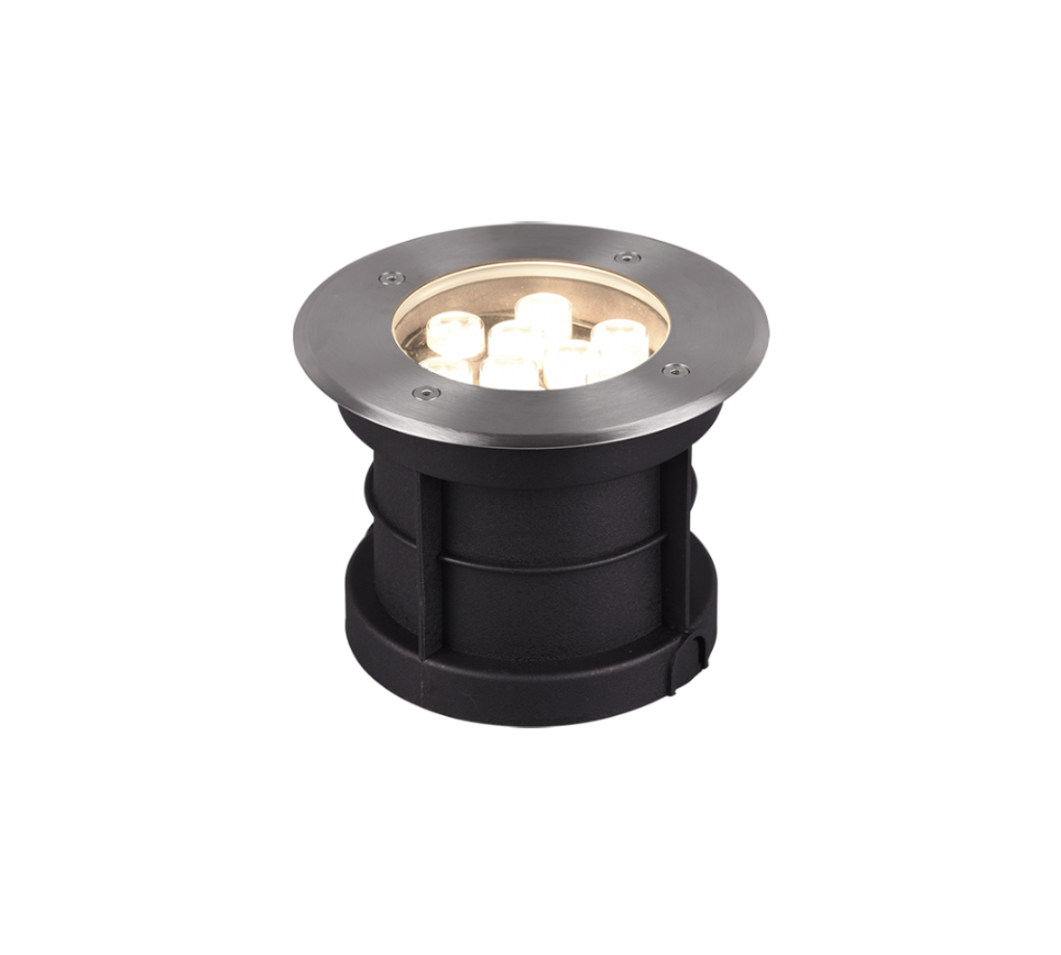 Hõbedane LED kohtvalgusti 16 cm